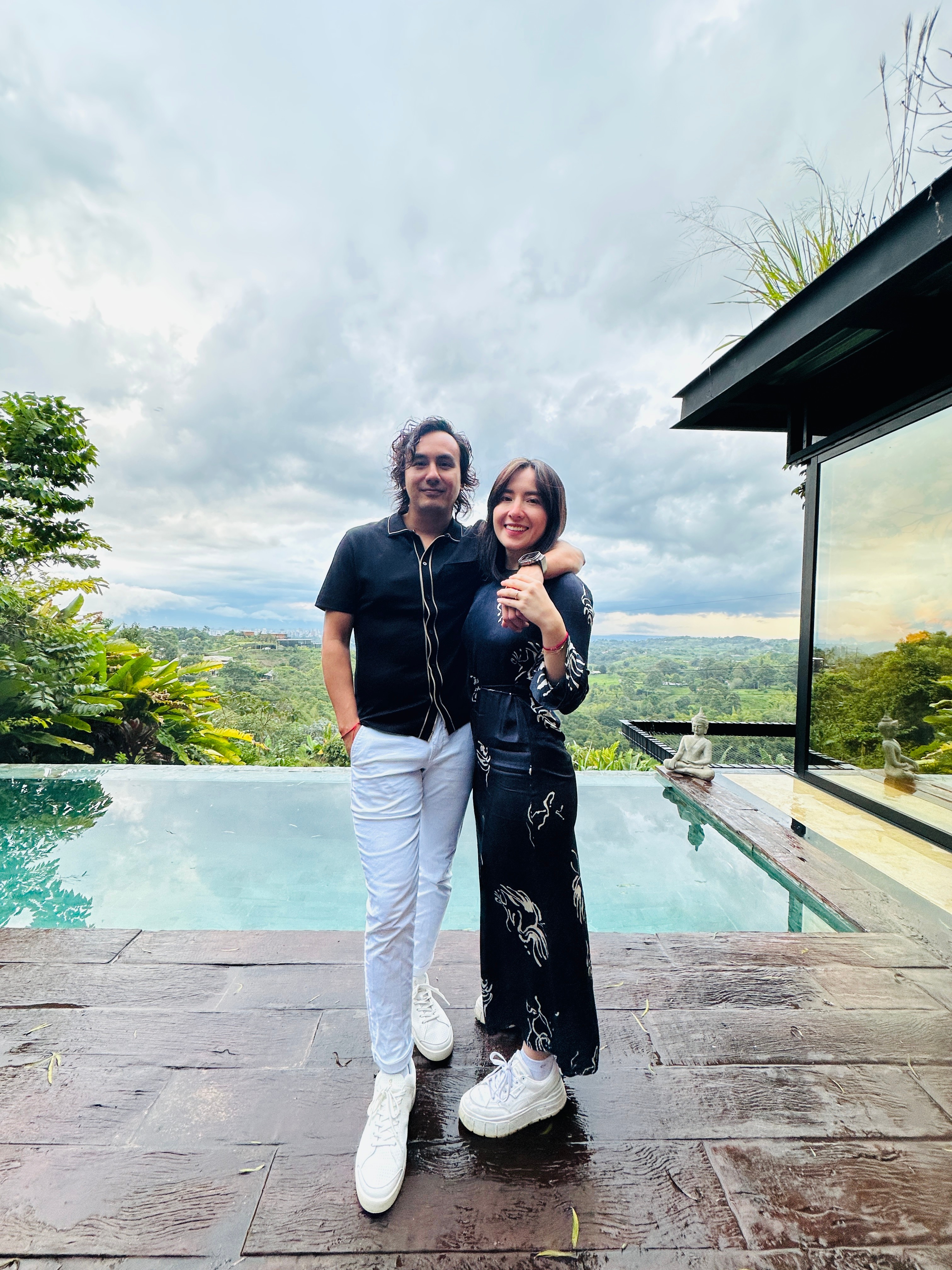 Empty restaurant table